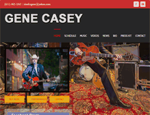 Tablet Screenshot of genecasey.com
